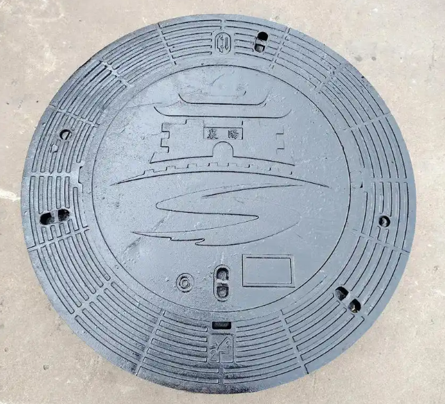 竞秀球墨铸铁井盖定制款展示