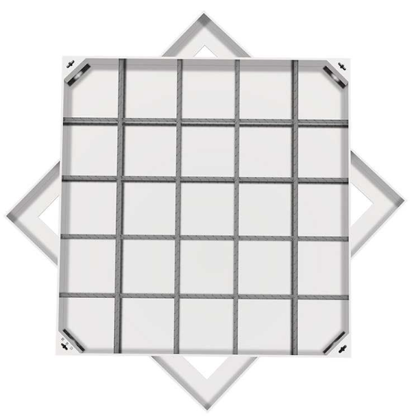 竞秀不锈钢方井展示